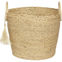 Gifi Rangement|Panière ronde avec anses naturel Ø40,5xH35 cm - RONDA