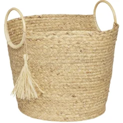 Gifi Rangement|Panière ronde avec anses naturel Ø40,5xH35 cm - RONDA