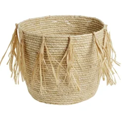 Gifi Rangement|Panière ronde raphia grand modèle