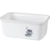 Gifi Rangement|Panière salle de bain 1,5 L design galets