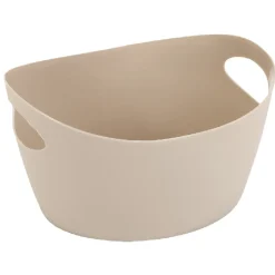 Gifi Entretien Du Linge|Panière salle de bain taupe