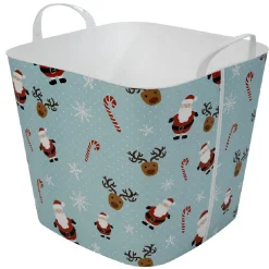 Gifi Rangement|Panière souple 25 L design Noël