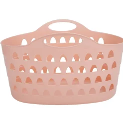 Gifi Entretien Du Linge|Panière souple 60 L rose
