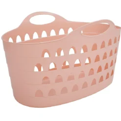 Gifi Entretien Du Linge|Panière souple 60 L rose