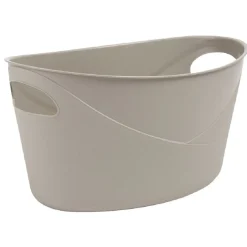 Gifi Rangement|Panière souple ovale 6 L moka