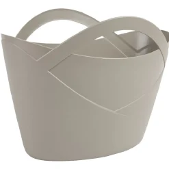 Gifi Rangement|Panière souple ovale 20 L moka