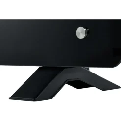 Gifi Chauffage^Panneau rayonnant 1500W Verre Noir avec panneau de contrôle tactile