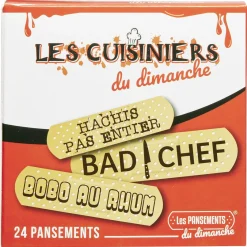 Gifi Bien-Être^Pansement humoristique Cuisinier x24