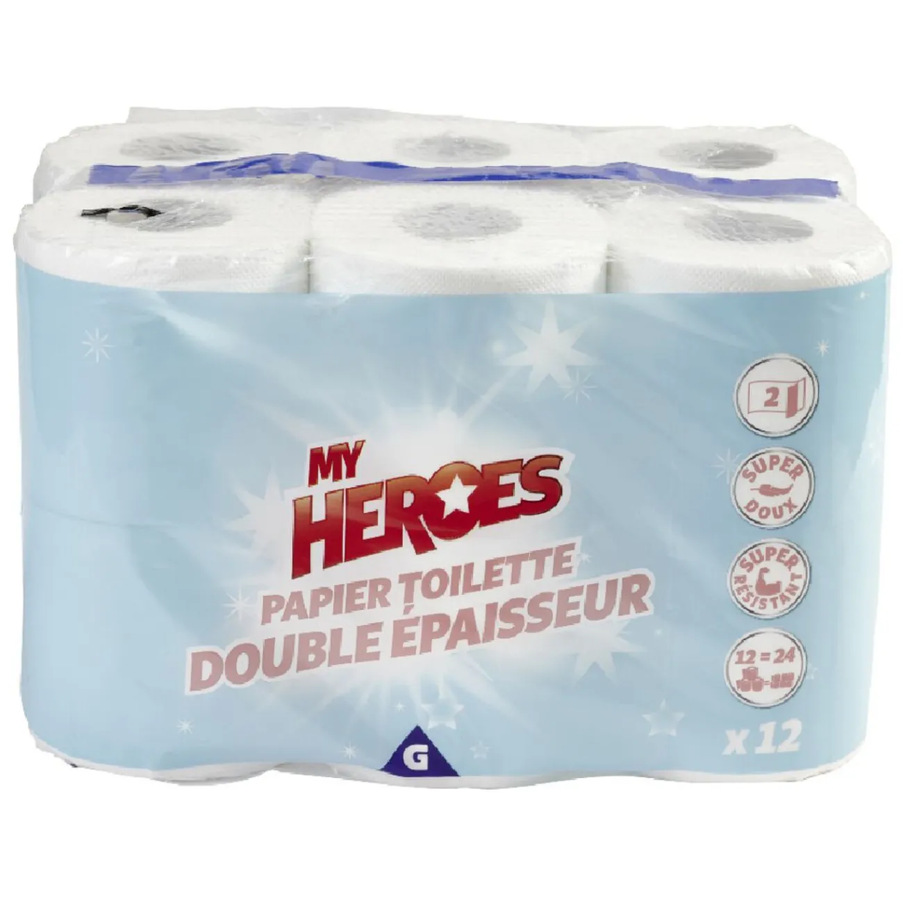 Gifi Bien-Être^Papier toilette double épaisseur x 12