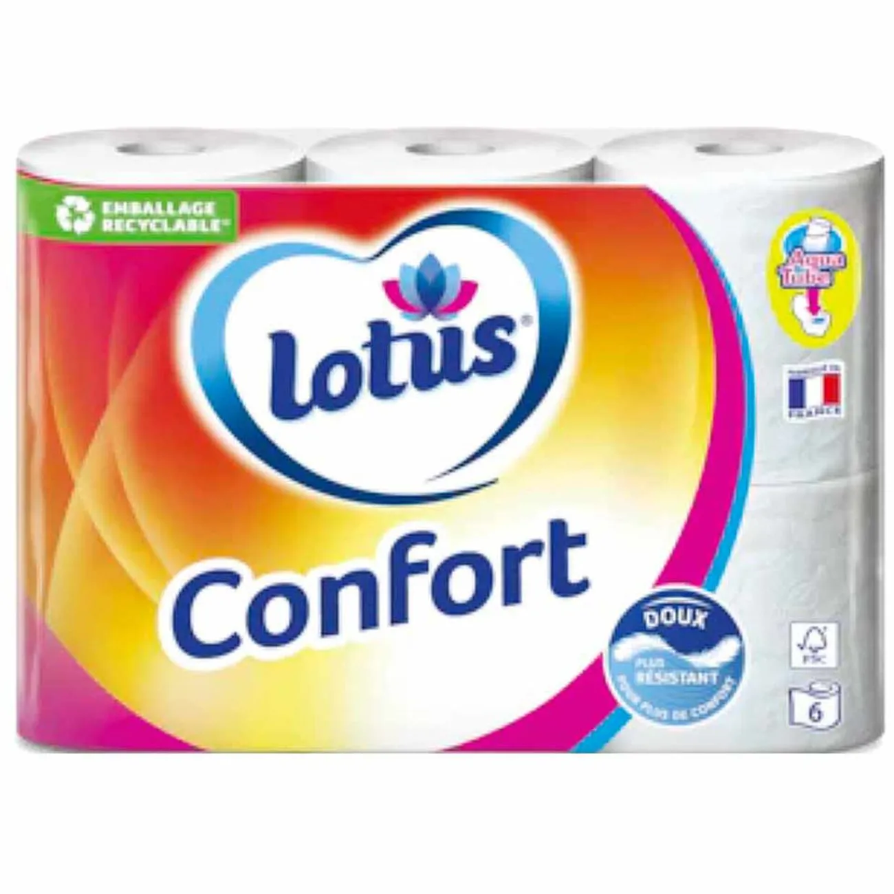 Gifi Bien-Être^Papier toilette LOTUS x6