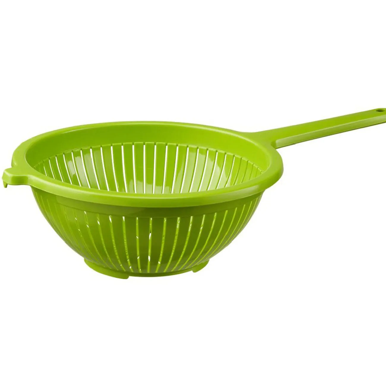 Gifi Passoire à queue plastique vert