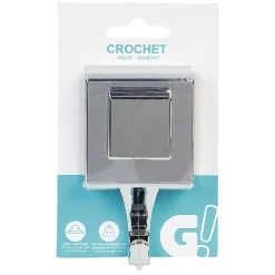 Gifi Rangement|Patère 1 crochet à ventouse gris