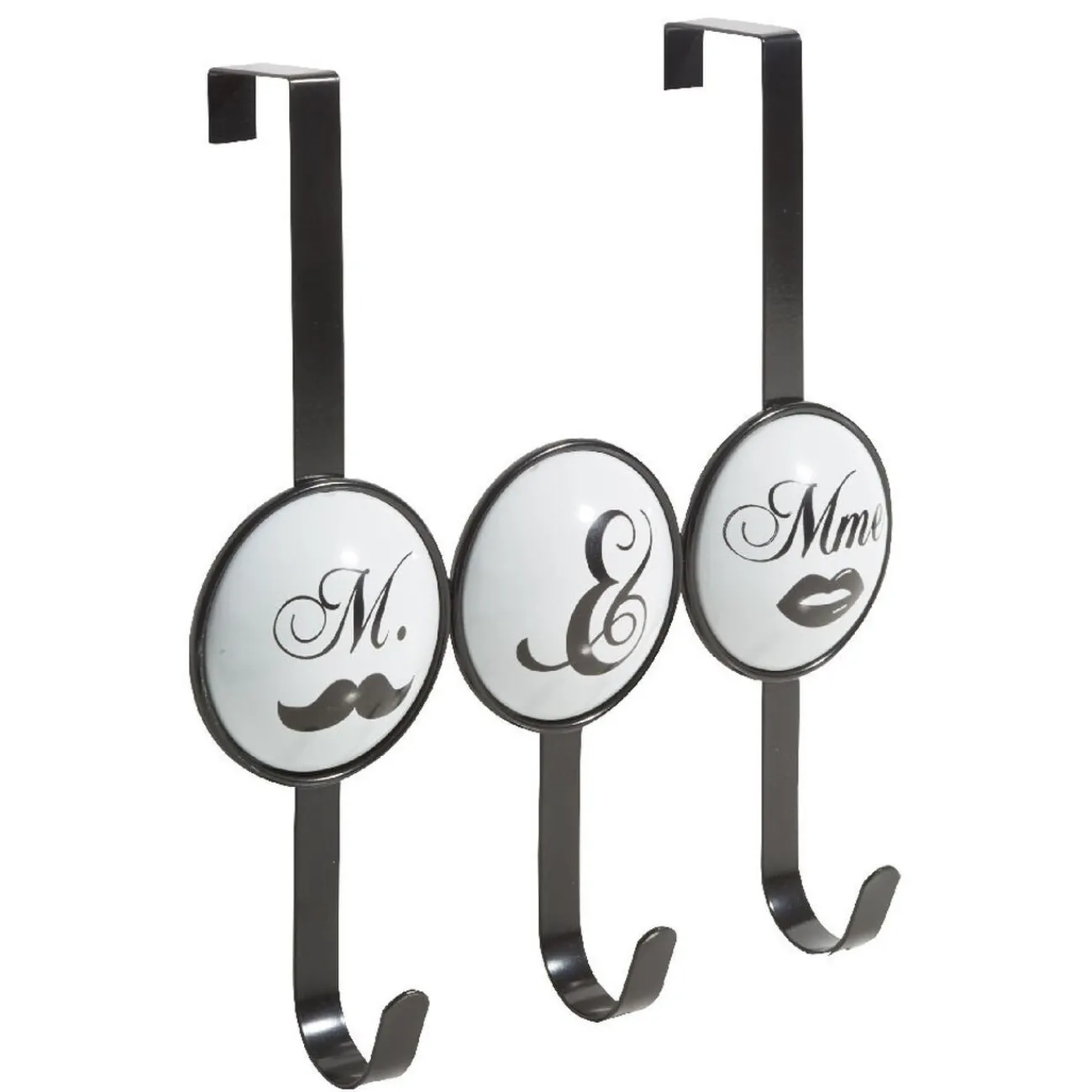 Gifi Rangement|Patère 3 crochets M. et Mme
