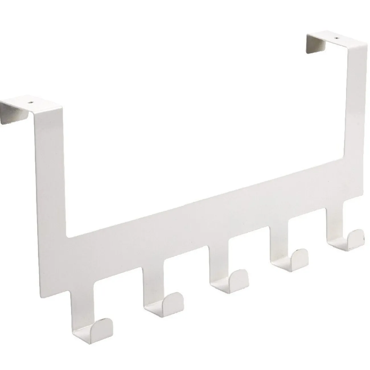 Gifi Rangement|Patère de porte blanche 5 crochets