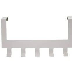 Gifi Rangement|Patère de porte blanche 5 crochets