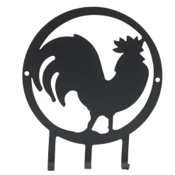 Gifi Rangement|Patère en forme de poule noire