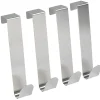 Gifi Rangement|Patère inox pour porte de placard x4