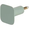 Gifi Rangement|Patère murale carrée vert sauge polyrésine 4,3x4,3cm