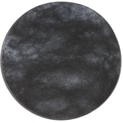 Gifi Rangement|Patère murale ronde imitation marbre noir polyrésine Ø8cm