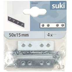 Gifi Quincaillerie^Patte d'assemblage 50mm x2, métal