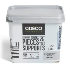 Gifi Peinture^Peinture intérieure C'DÉCO tous supports 750ml blanc satiné