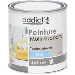 Gifi Peinture^Peinture multi-surfaces 0,5L gris galet mat