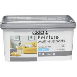 Gifi Peinture^Peinture multi-surfaces 2,5L gris cendré mat