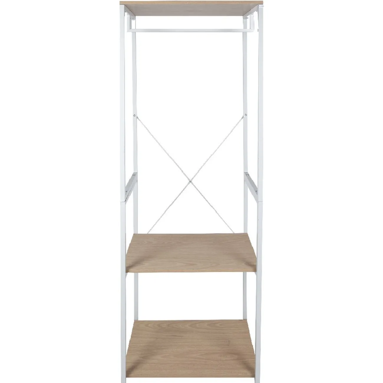 Gifi Rangement|Penderie blanche et bois