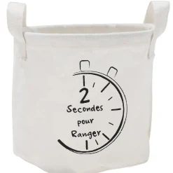 Gifi Rangement|Petite panière en tissus forme cylindre