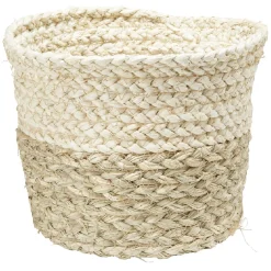 Gifi Rangement|Petite panière ronde en fibre de maïs