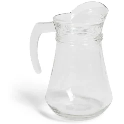 Gifi Pichet avec anse et bec verseur 1L verre transparent