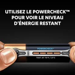 Gifi Pile^Pile alacaline Duracell Ultra AAA 1,5 Volts LR03 - Lot de 4