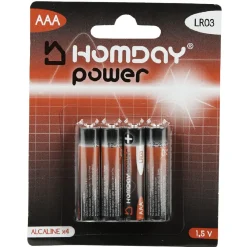 Gifi Pile^Pile alcaline LR03 x4