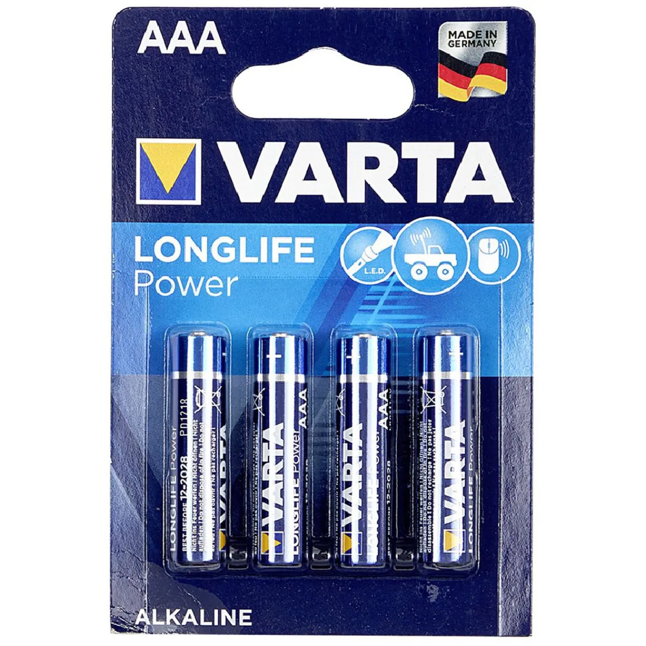 Gifi Pile^Pile alcaline Varta LR03 x4