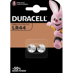 Gifi Pile^Pile Duracell alcaline SPE LR44 1,5Volts, 76A/A76/V13GA - Lot de 2