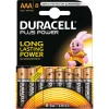 Gifi Pile^Pile Duracell Plus alcaline AAA 1,5 Volts, LR03 - Lot de 8