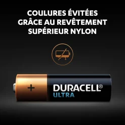 Gifi Pile^Pile Duracell Ultra alcaline AA 1,5 Volts, LR06 - Lot de 8