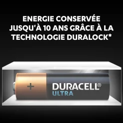 Gifi Pile^Pile Duracell Ultra alcaline AA 1,5 Volts, LR06 - Lot de 8