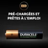 Gifi Pile^Pile rechargeable Duracell AAA 750mAh - Lot de 4