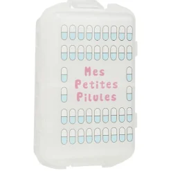 Gifi Bien-Être^Pilulier avec décor plastique