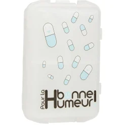 Gifi Bien-Être^Pilulier avec décor plastique