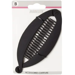 Gifi Beauté^Pince à cheveux banane L.14 cm noir