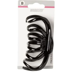 Gifi Beauté^Pince à cheveux noir brillant L.11 cm