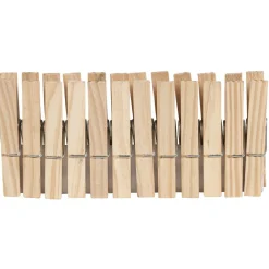 Gifi Entretien Du Linge|Pince à linge en bois x24