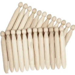 Gifi Entretien Du Linge|Pince à linge en bois x24