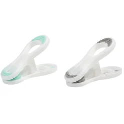 Gifi Entretien Du Linge|Pince à linge multiusage blanche design multicolore x10