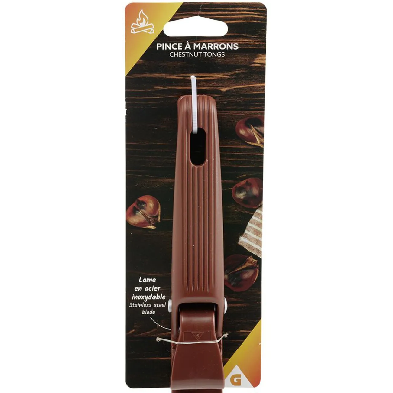 Gifi Pince à marrons lame en acier inoxydable L17cm