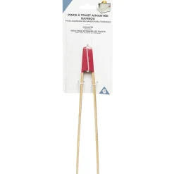 Gifi Pince à toast aimantée en bambou