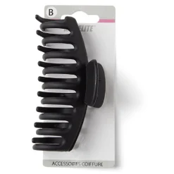 Gifi Beauté^Pince cheveux crabe noir mat L11cm