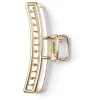 Gifi Beauté^Pince cheveux doré brillant L8cm